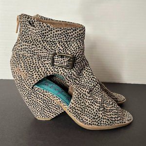 Blowfish Open Toe Booties